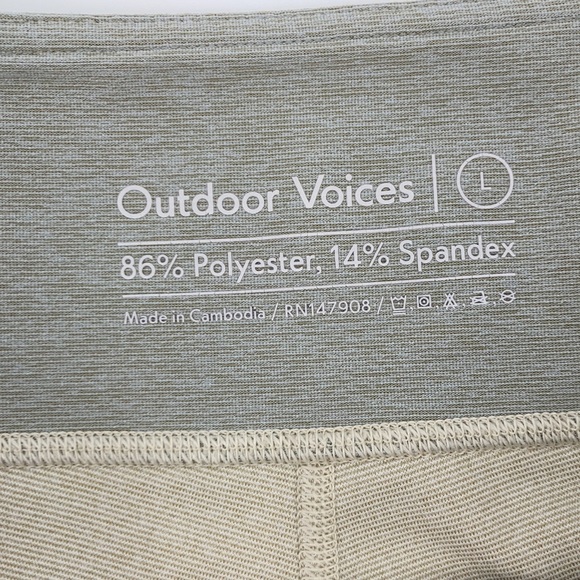 Outdoor Voices 3/4 Two-Tone Athletic Leggings L - Picture 3 of 15